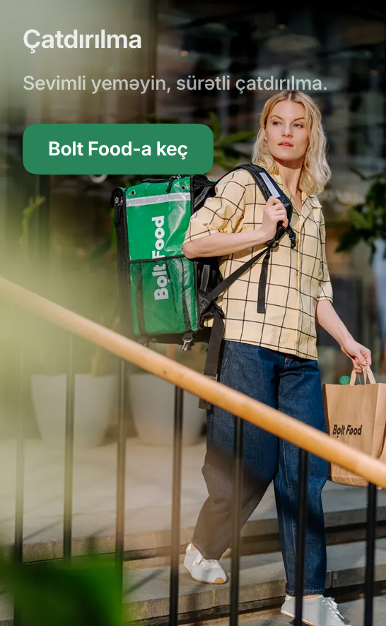 Bolt Food çatdırılma kampaniyası